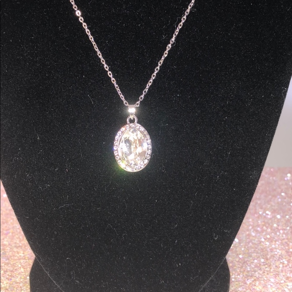 Necklace cubic zirconia stone  by JMC